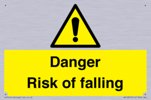 Danger Risk of falling